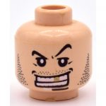 Natural smile design on a lego face with one gold tooth